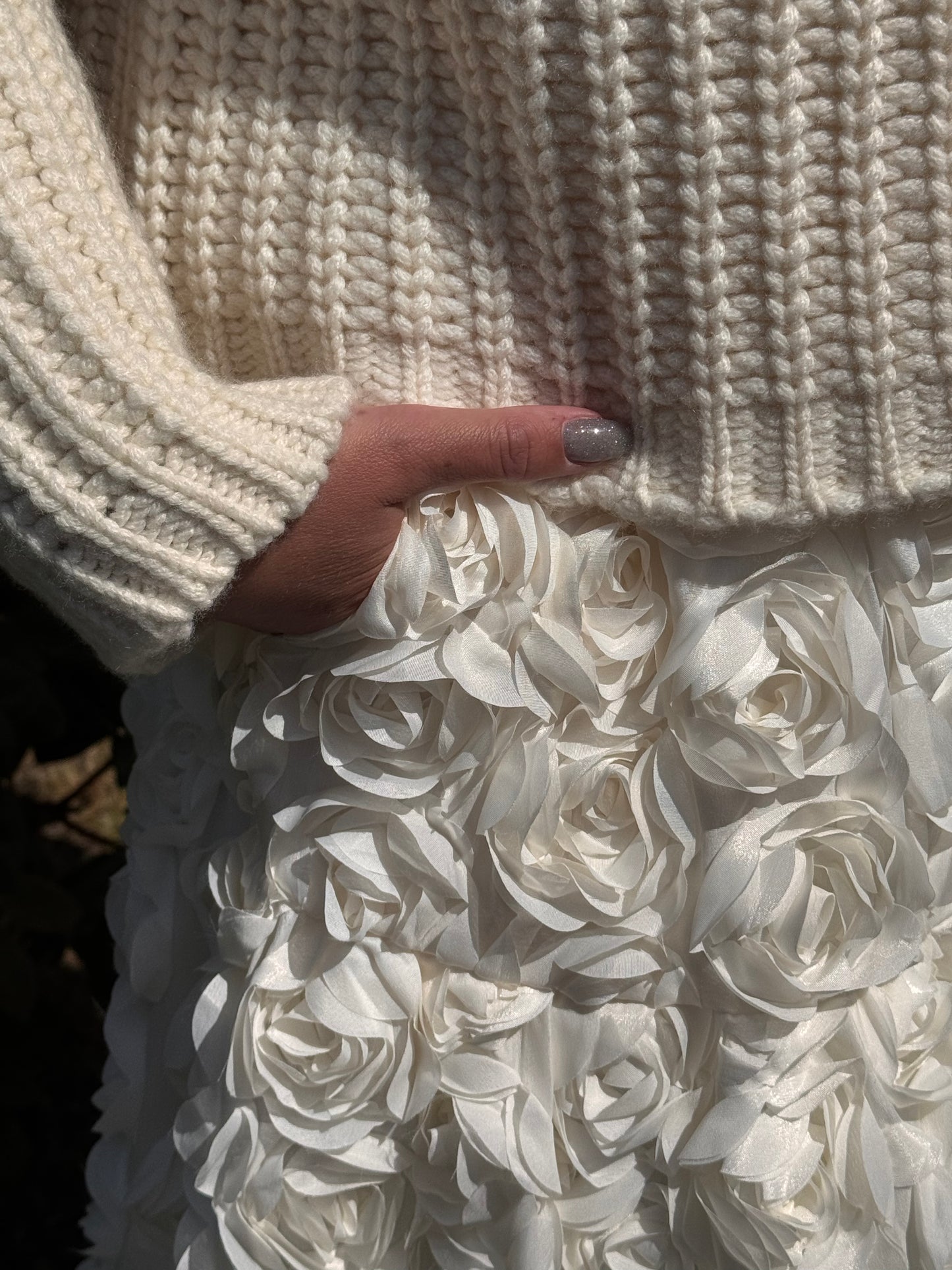 Damen Strickjacke mit Knöpfen