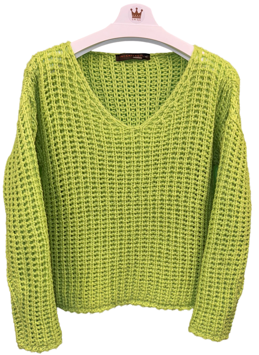 Damen Sommer Pullover locker geschnitten