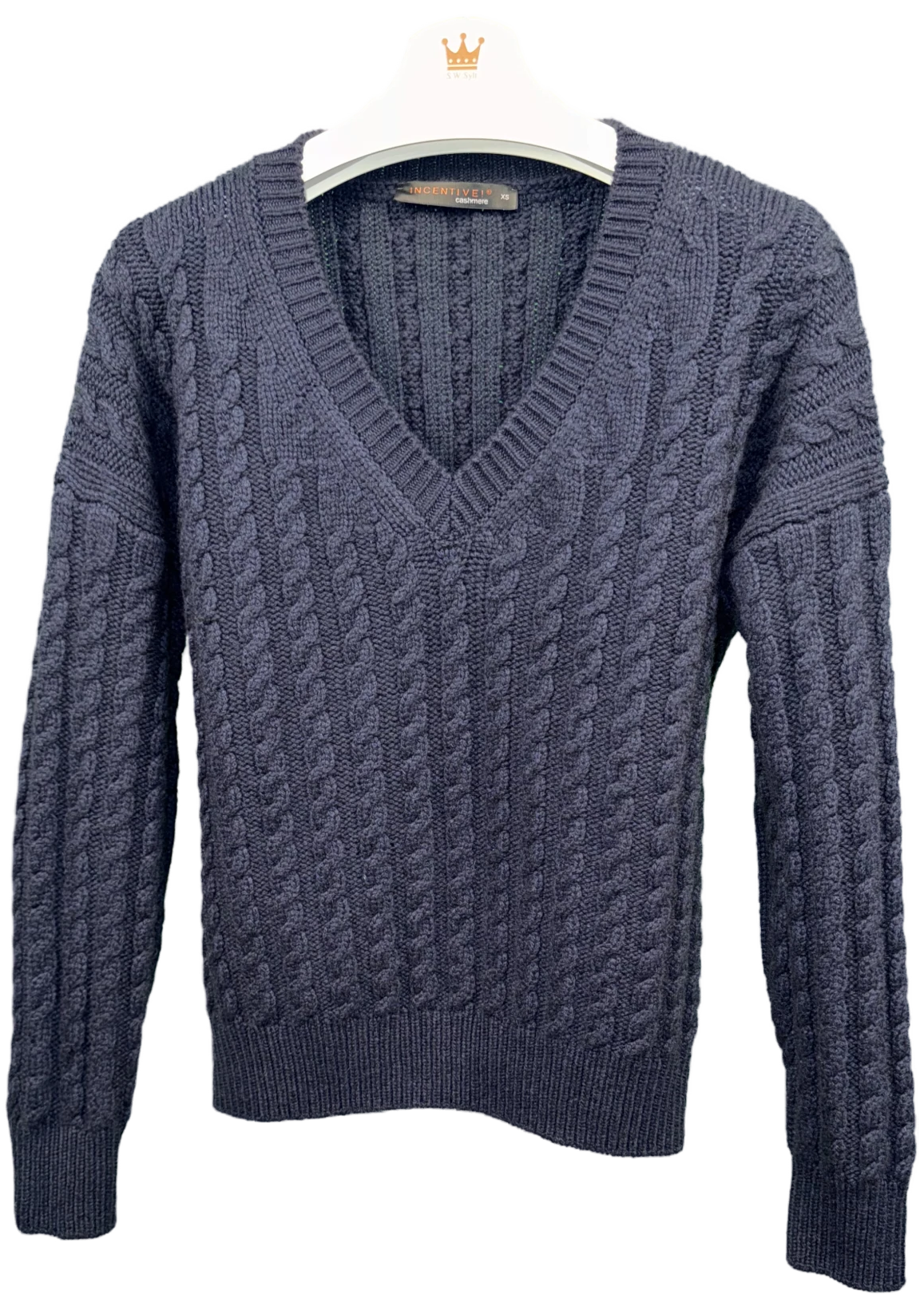 Damen Pullover mit Zopfmuster