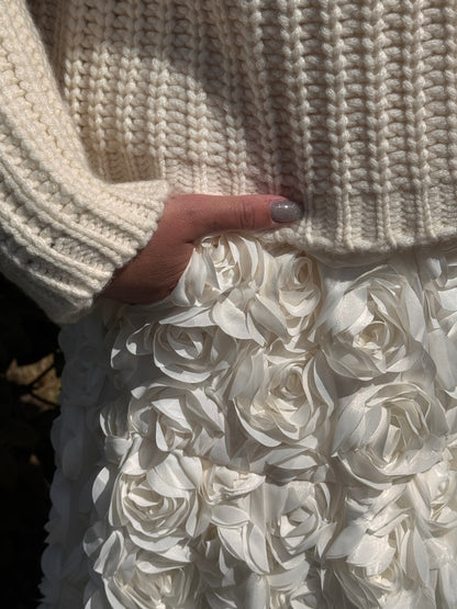Damen Strickjacke mit Knöpfen
